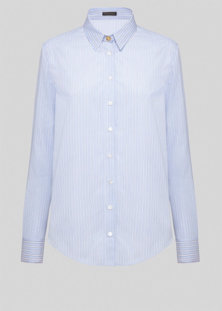 Versace Striped Cotton Skjorta Dam - 864729OGA